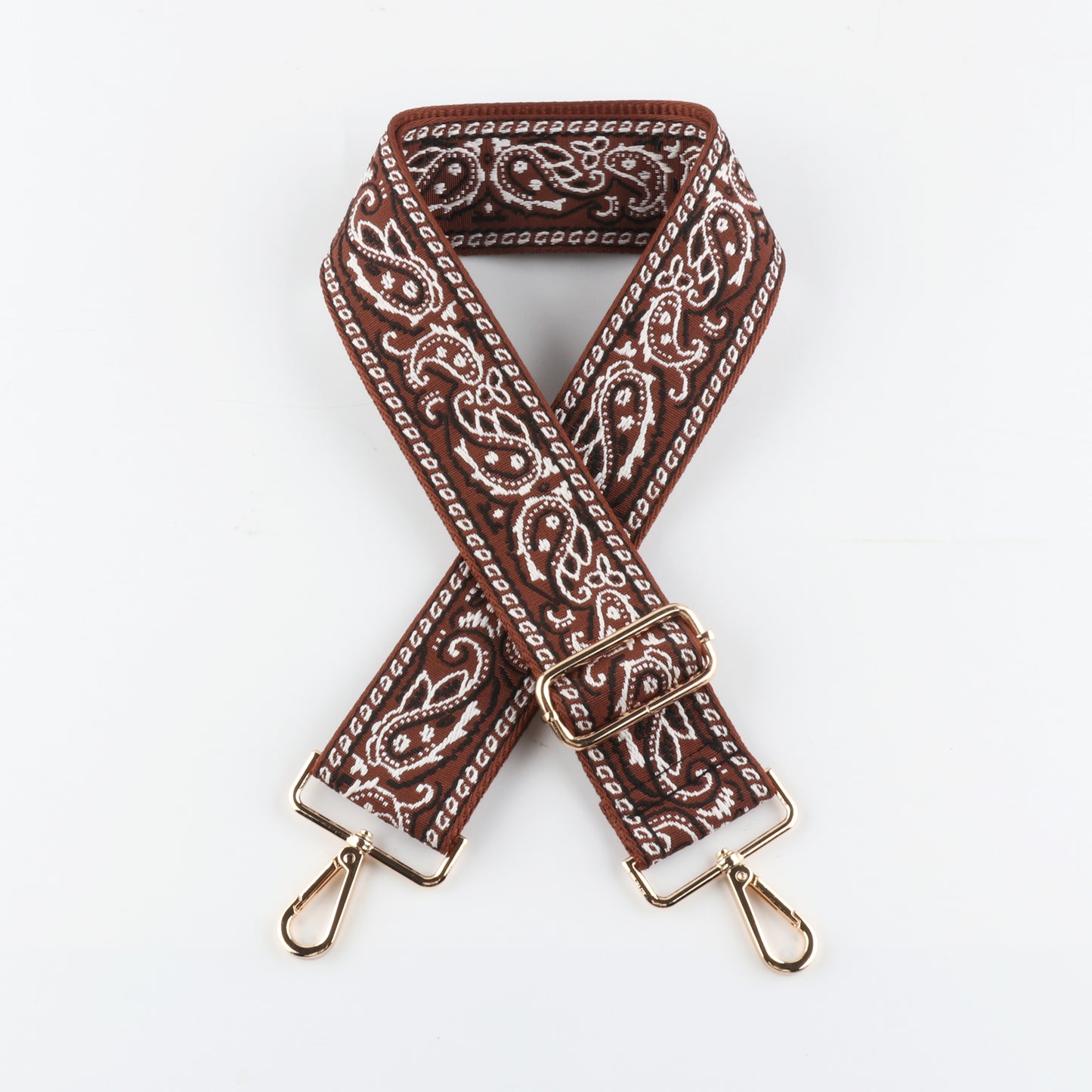 Two-color Stitching Color Shading Wide Bag Strap