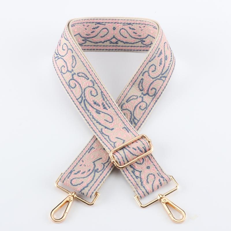 Two-color Stitching Color Shading Wide Bag Strap