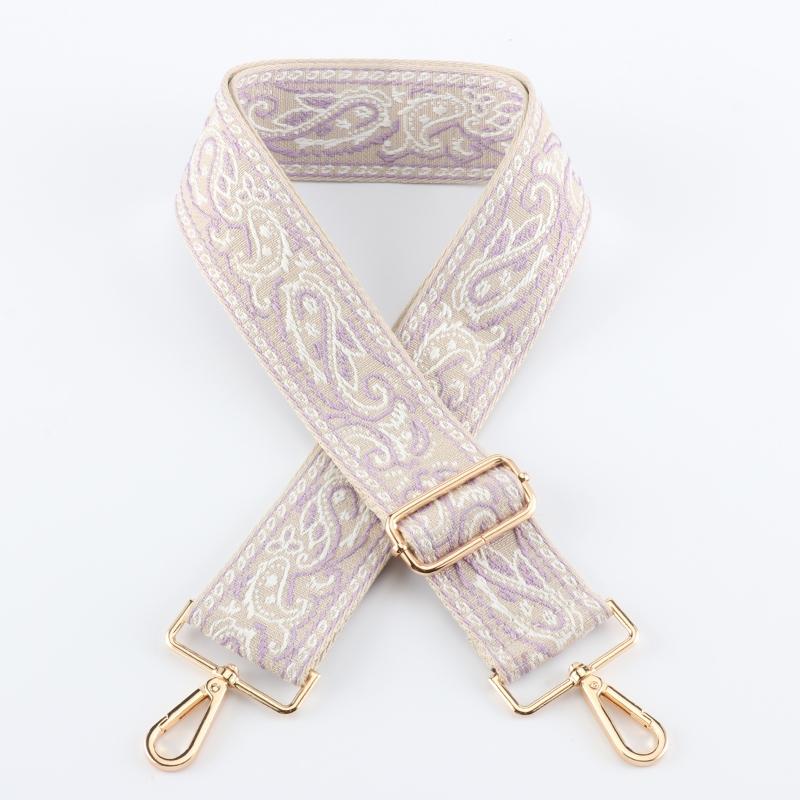 Two-color Stitching Color Shading Wide Bag Strap