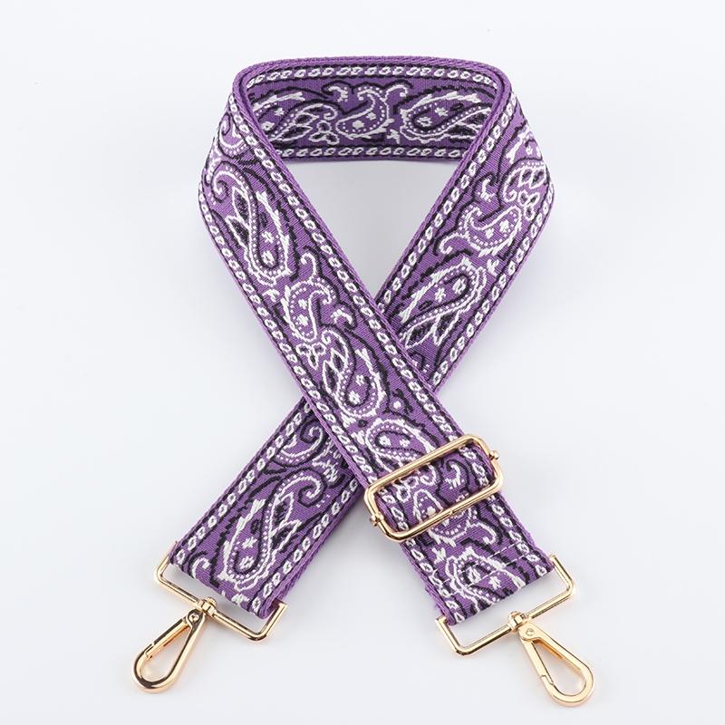 Two-color Stitching Color Shading Wide Bag Strap