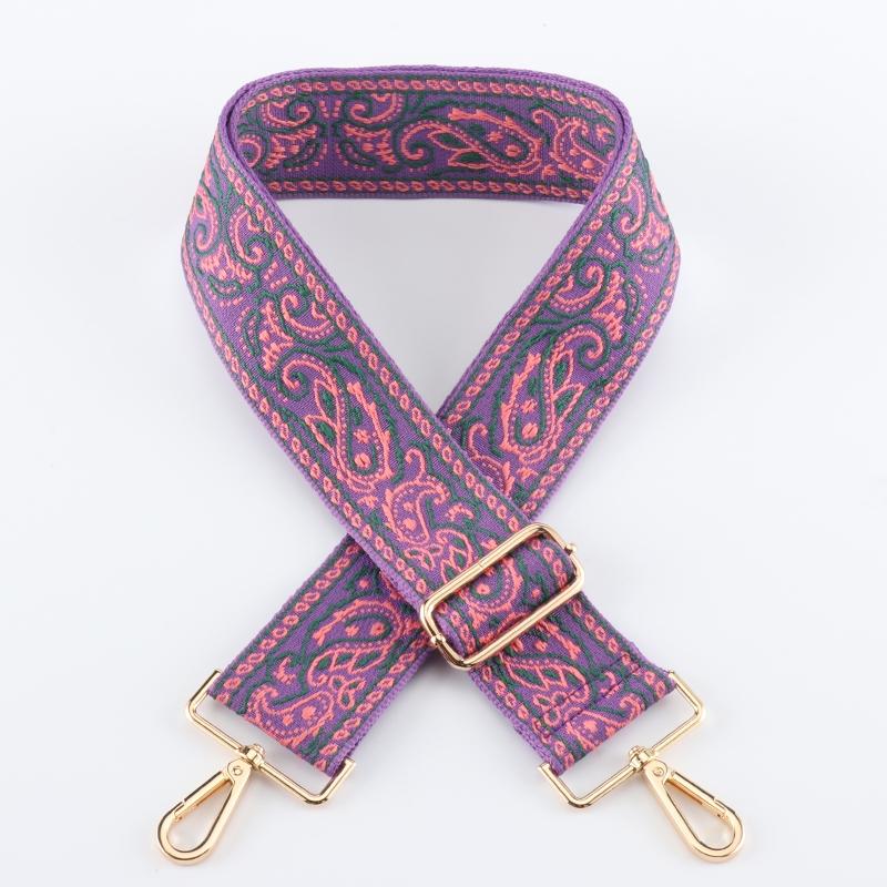Two-color Stitching Color Shading Wide Bag Strap