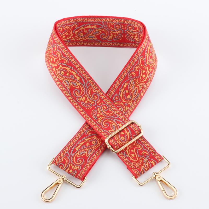 Two-color Stitching Color Shading Wide Bag Strap