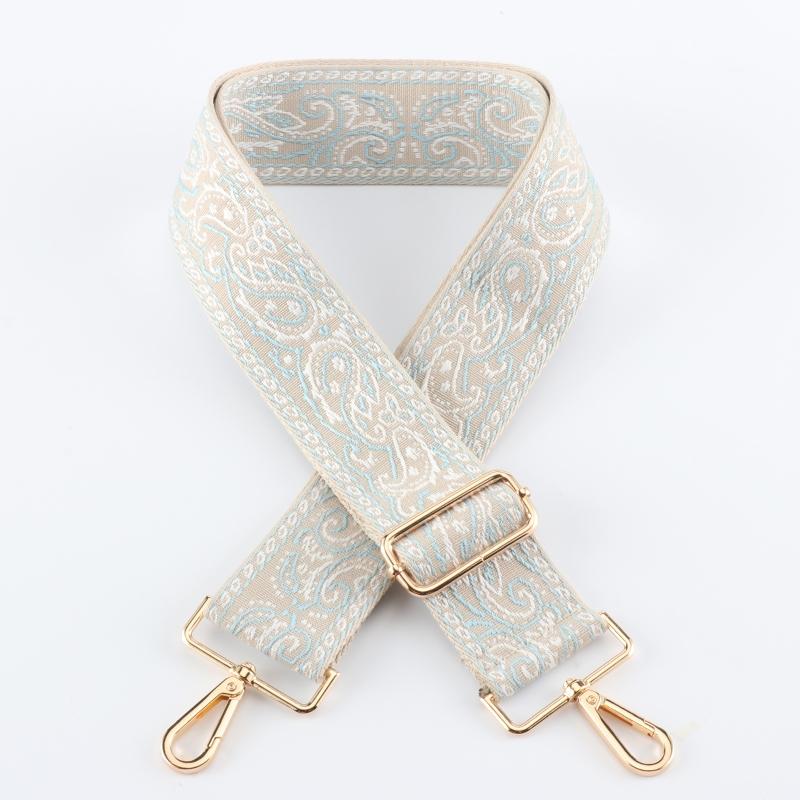 Two-color Stitching Color Shading Wide Bag Strap