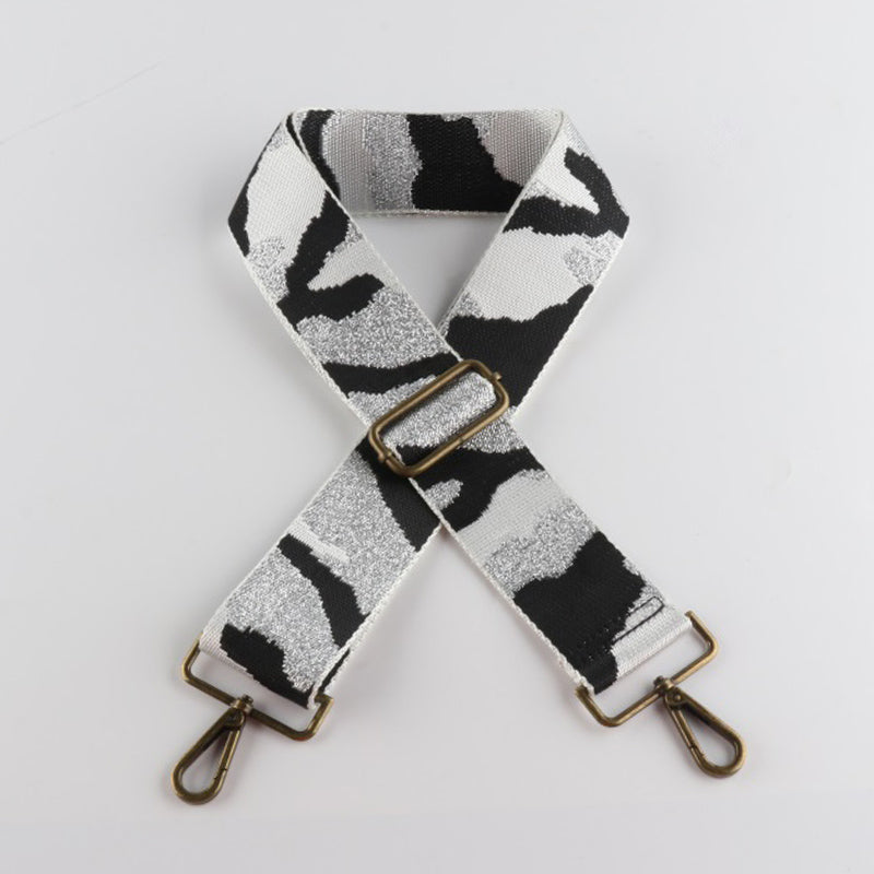 Camouflage Style Bronze Buckle Wide Shoulder Straps