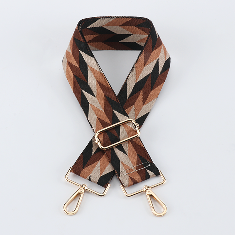 Colored Rhombus Wide Bag Shoulder Straps