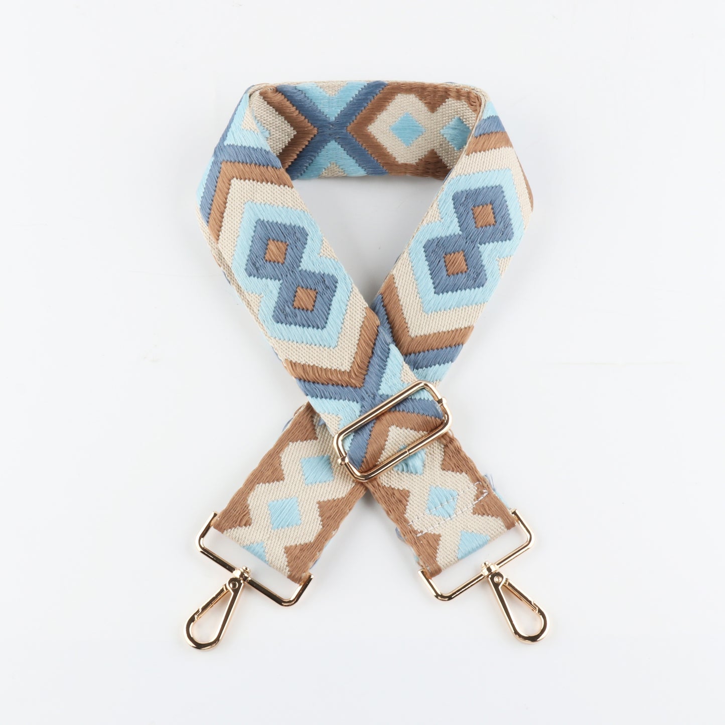 Ethnic Style Jacquard Wide Bag Strap