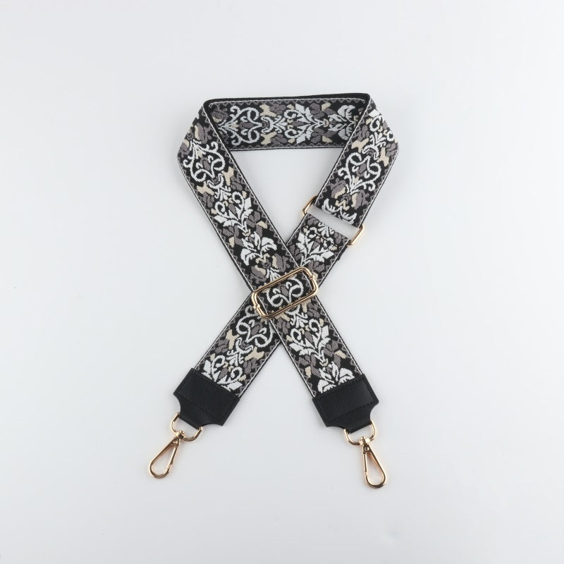 Black Series Bag Strap with Leather Head