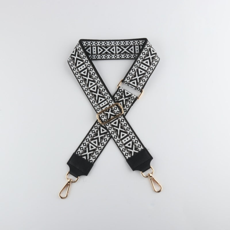 Black Series Bag Strap with Leather Head