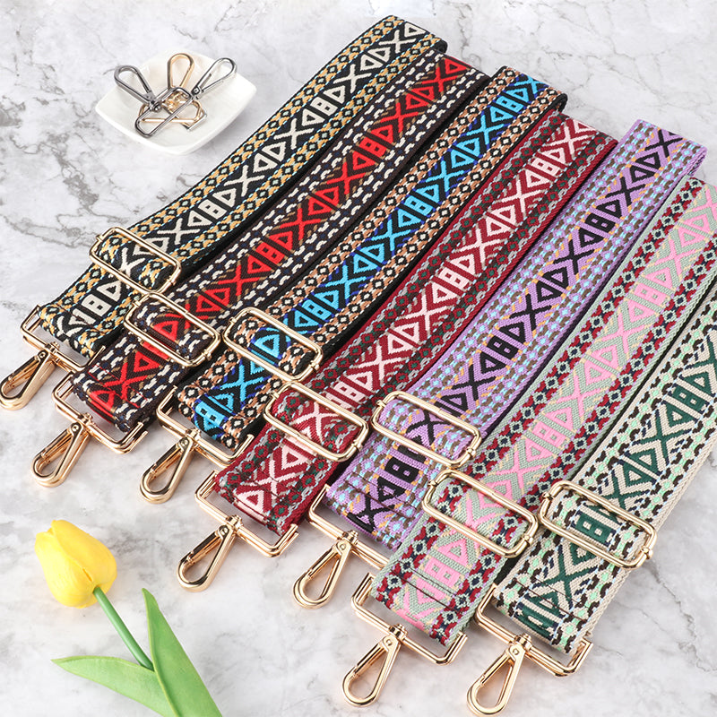 Simple Graphics Wide Bag Shoulder Strap