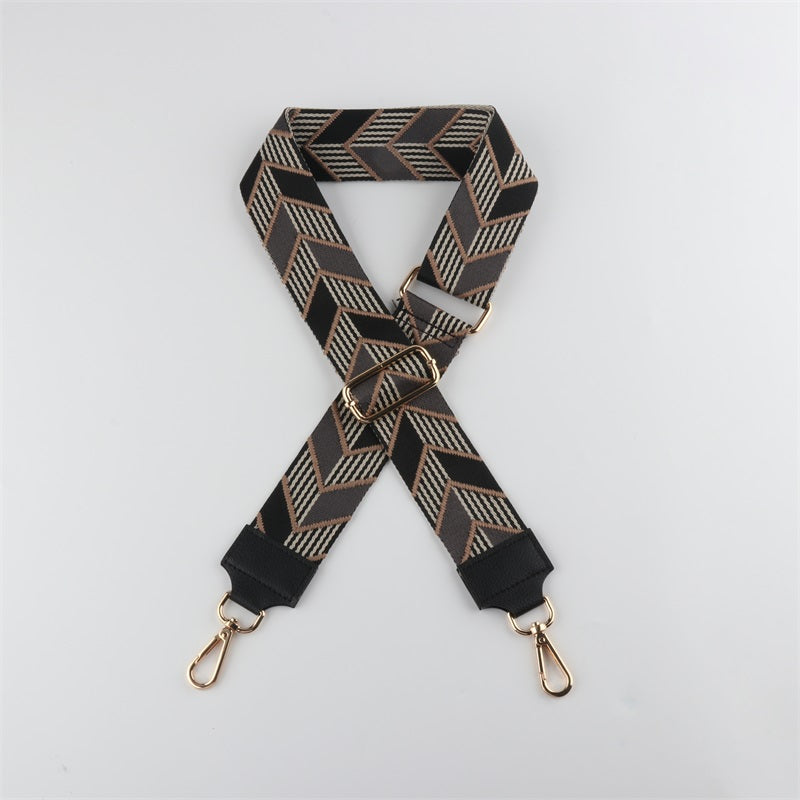 Black Series Bag Strap with Leather Head