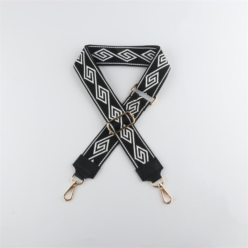 Black Series Bag Strap with Leather Head