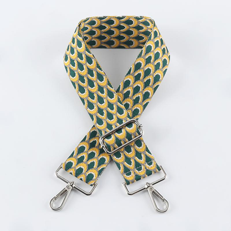 Fish Scale Pattern Wide Bag Strap