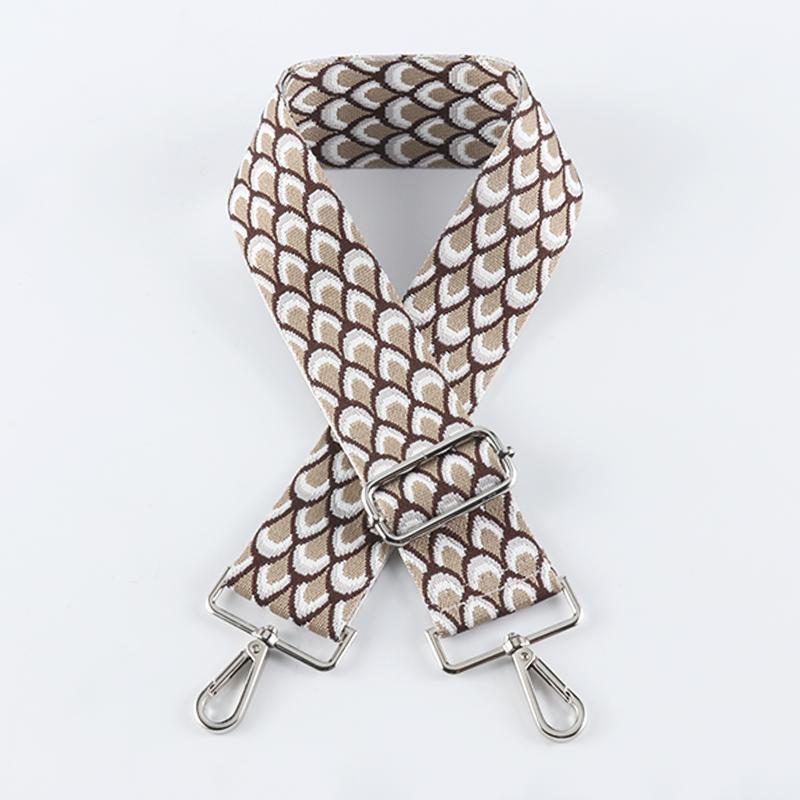 Fish Scale Pattern Wide Bag Strap
