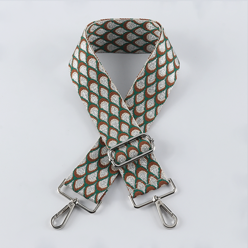 Scale Pattern Wide Bag Strap