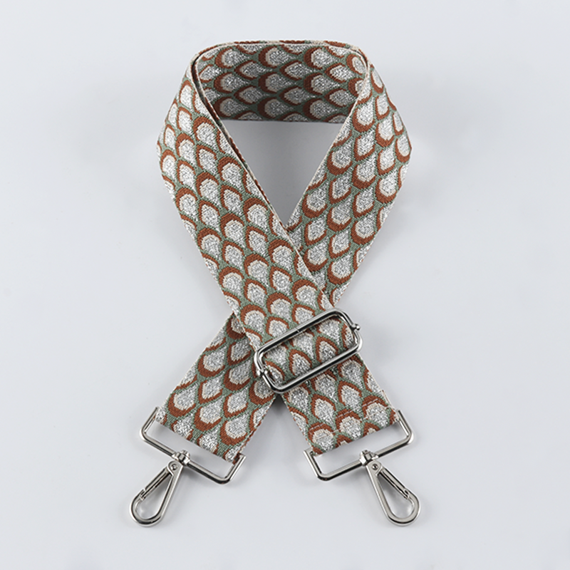 Scale Pattern Wide Bag Strap