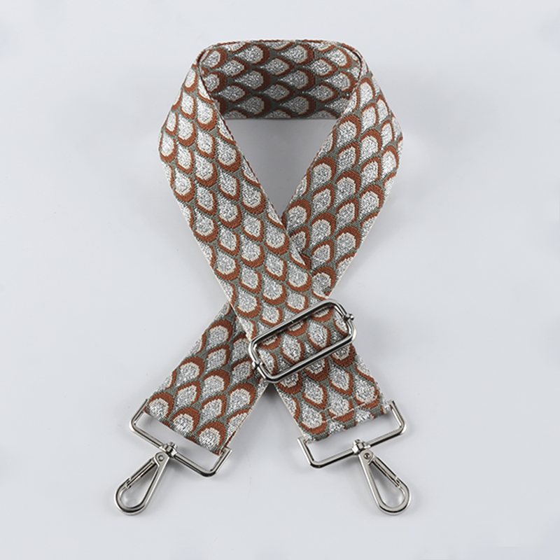 Scale Pattern Wide Bag Strap