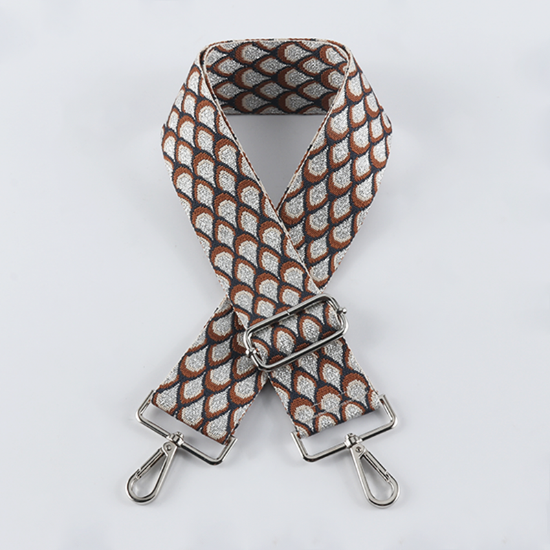 Scale Pattern Wide Bag Strap