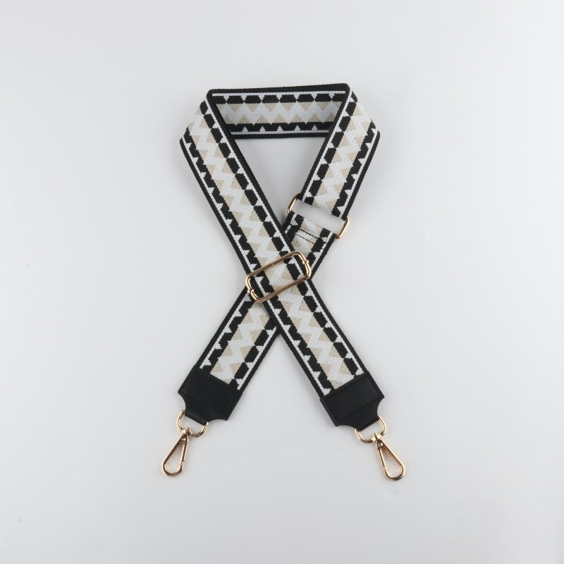 Black Series Bag Strap with Leather Head