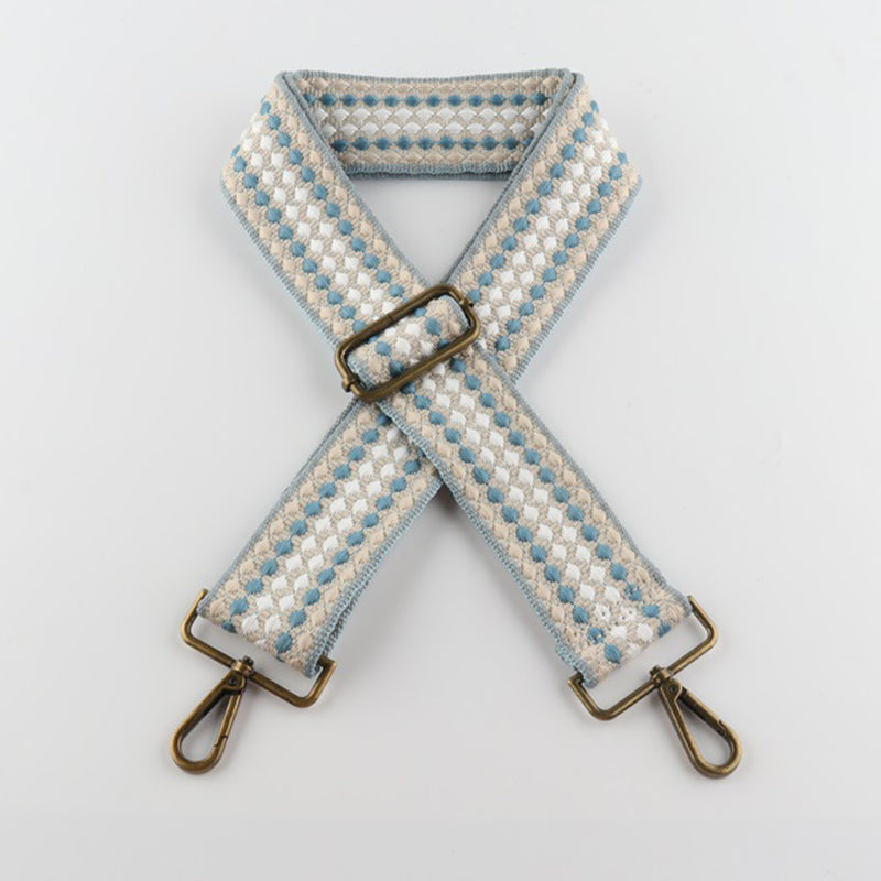 Scale Pattern Bronze Buckle Wide Shoulder Straps