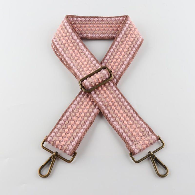 Scale Pattern Bronze Buckle Wide Shoulder Straps