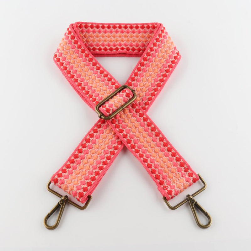 Scale Pattern Bronze Buckle Wide Shoulder Straps