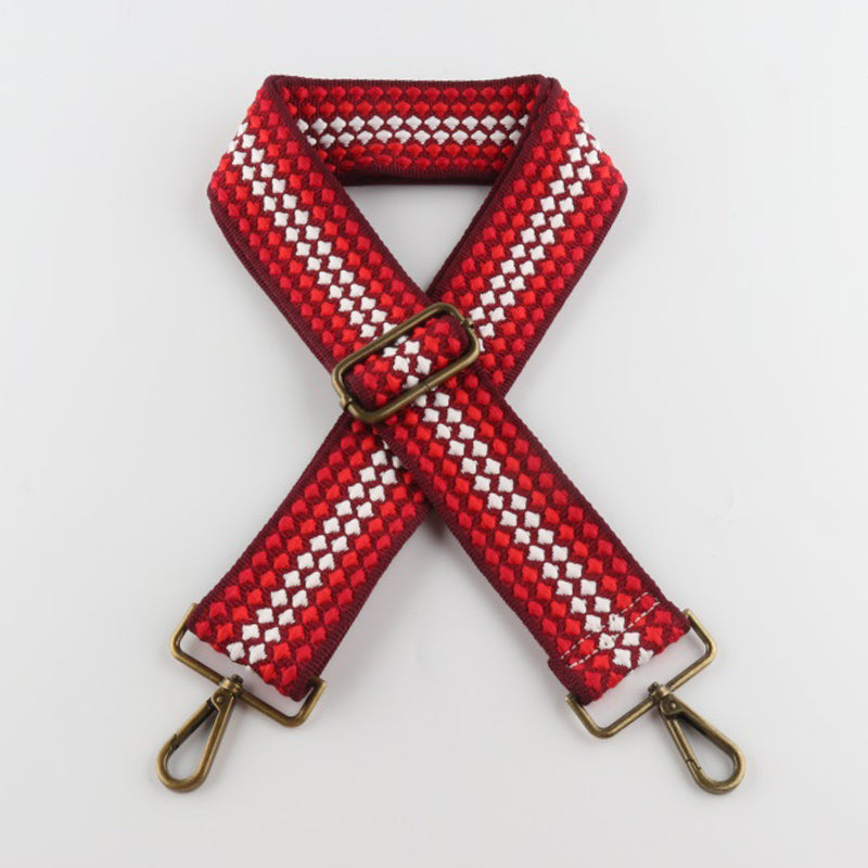 Scale Pattern Bronze Buckle Wide Shoulder Straps