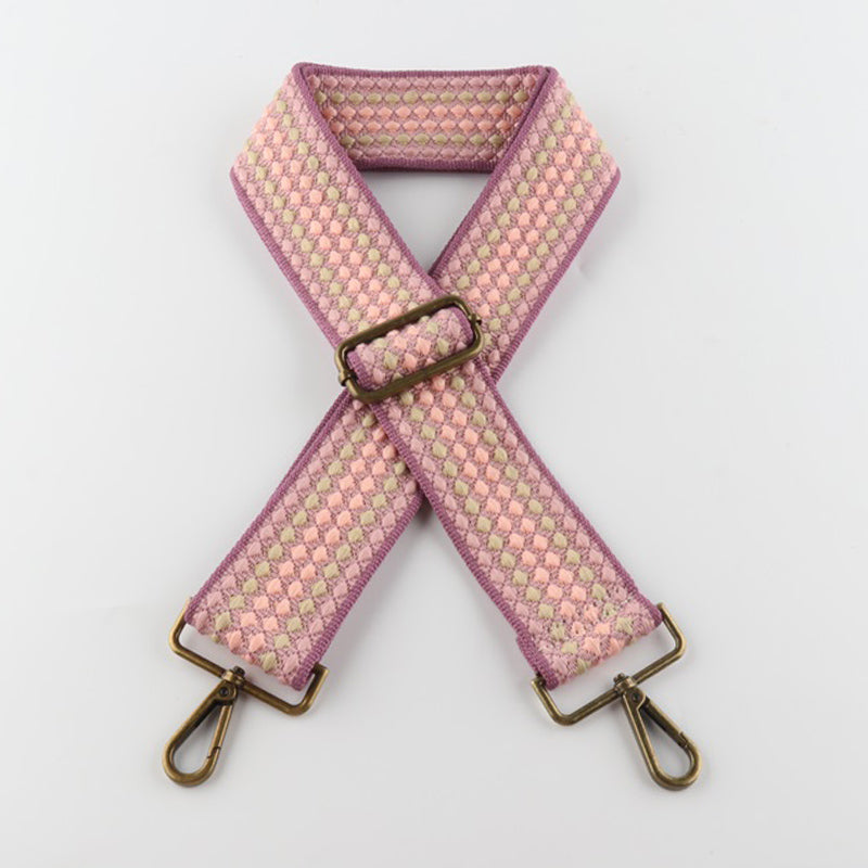 Scale Pattern Bronze Buckle Wide Shoulder Straps