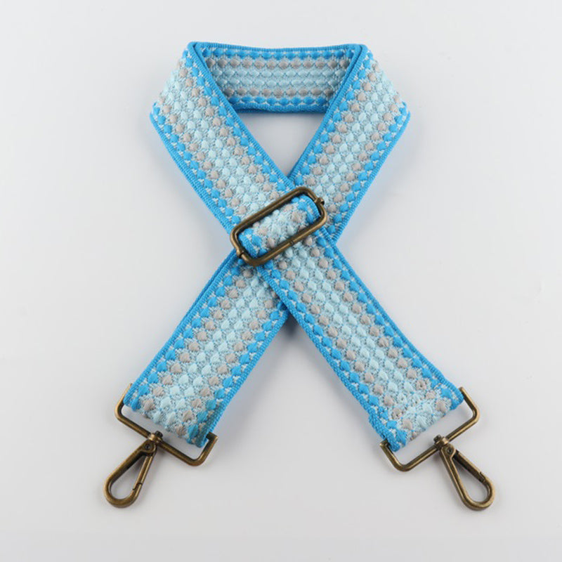 Scale Pattern Bronze Buckle Wide Shoulder Straps