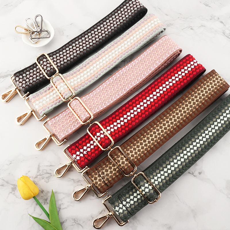 Snake Scale Texture Wide Bag Strap