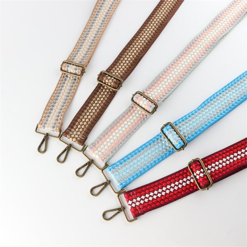 Scale Pattern Bronze Buckle Wide Shoulder Straps