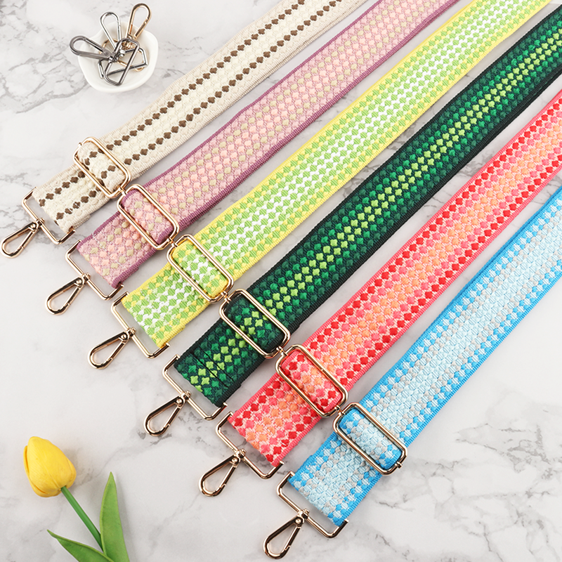 Snake Scale Texture Wide Bag Strap