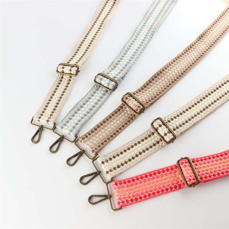 Scale Pattern Bronze Buckle Wide Shoulder Straps