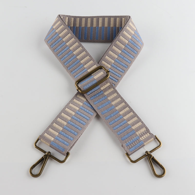 Piano Style Bronze Buckle Wide Shoulder Straps