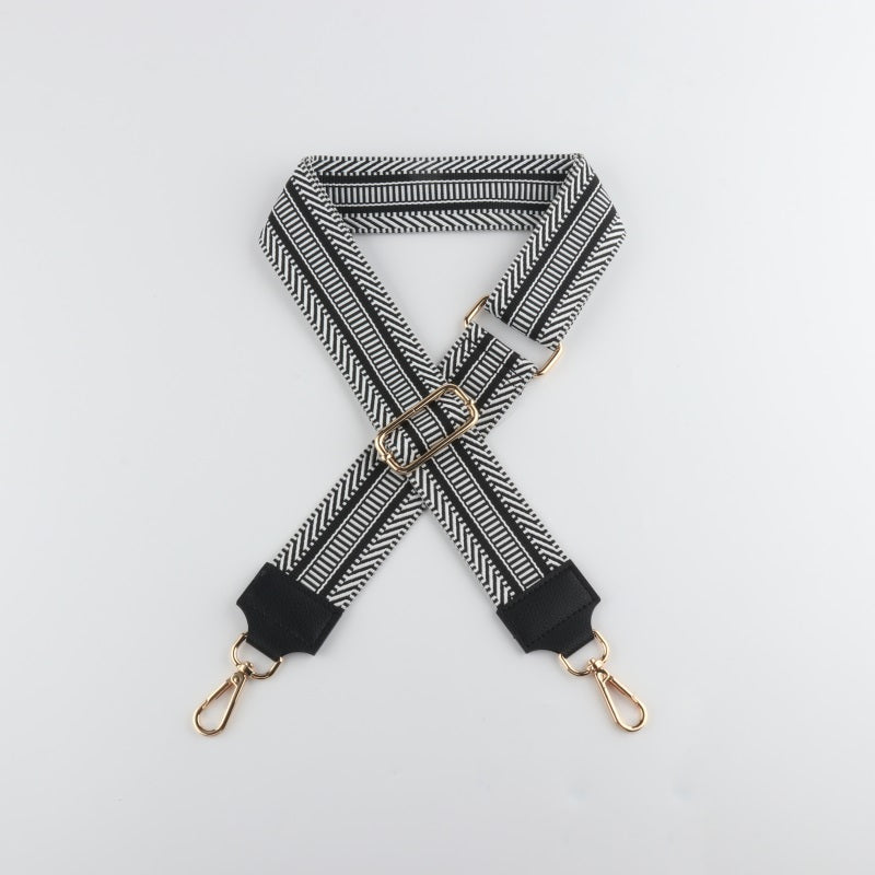 Black Series Bag Strap with Leather Head