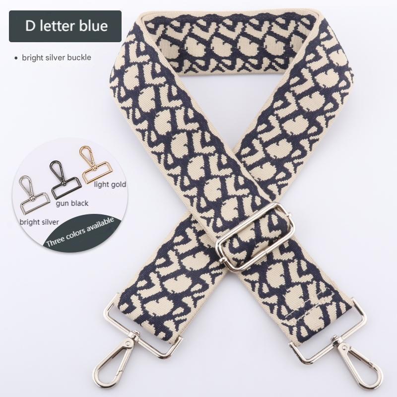 Wide D-shaped Bag Shoulder Straps