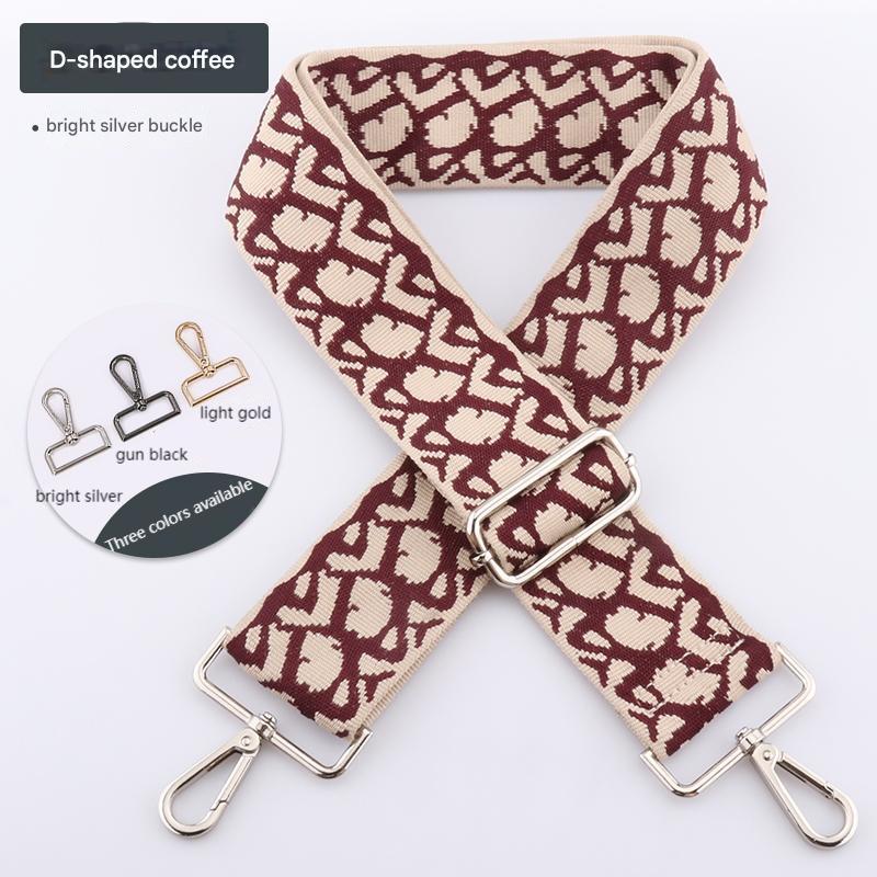 Wide D-shaped Bag Shoulder Straps