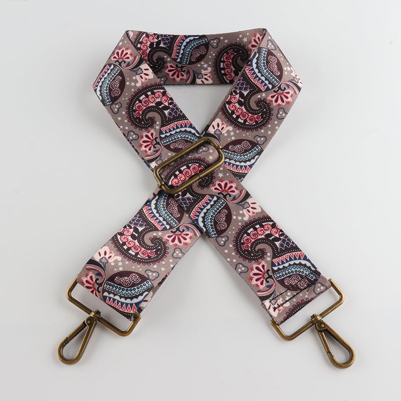 Retro Ethnic Style Bronze Buckle Wide Shoulder Straps