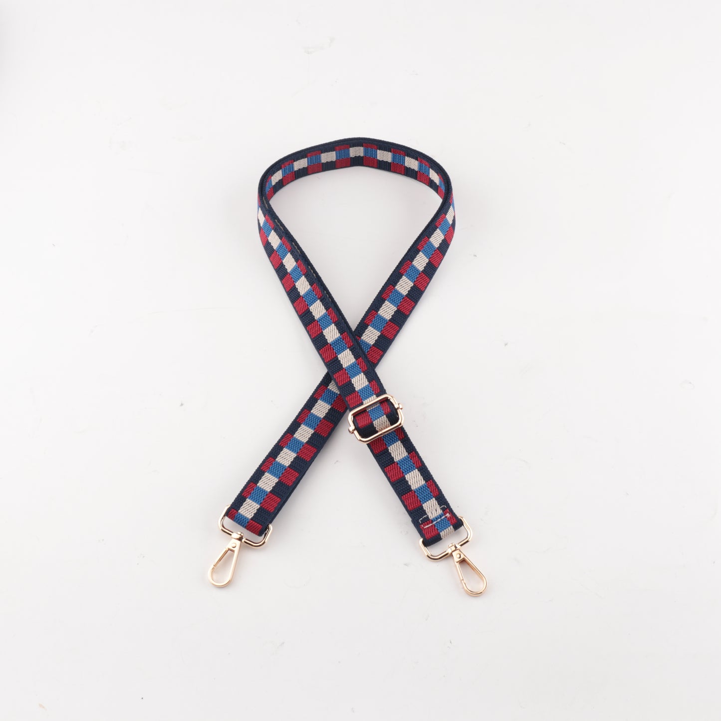 Colorful Plaid Spaghetti Bag Straps