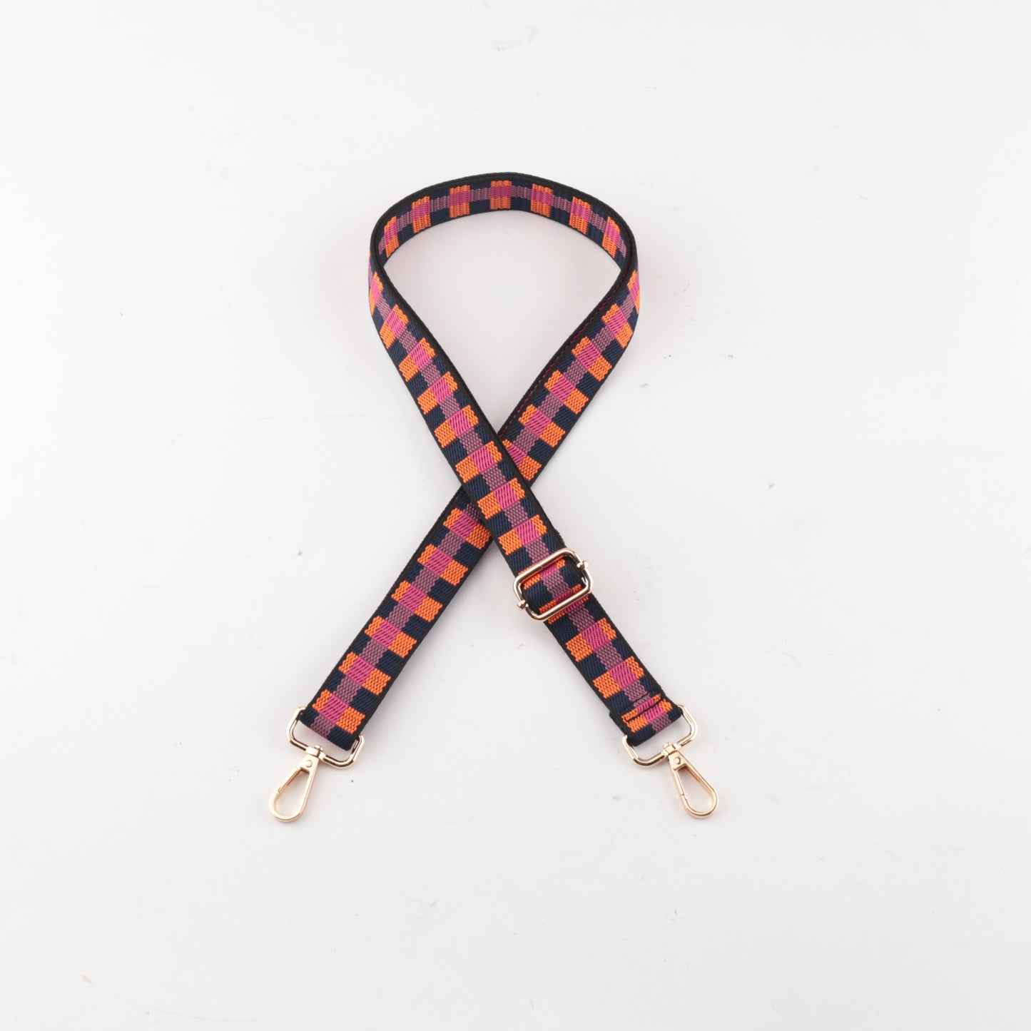 Colorful Plaid Spaghetti Bag Straps