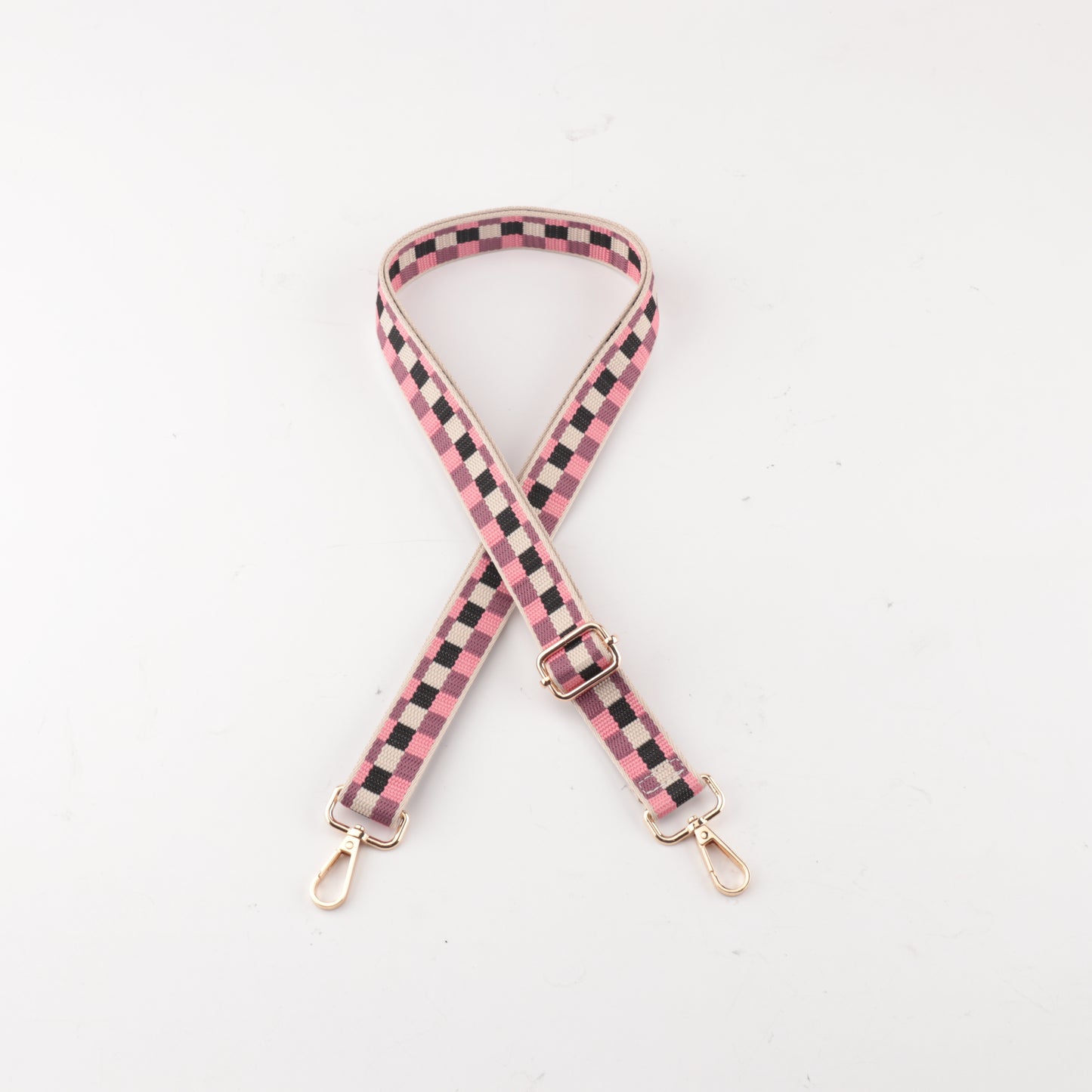 Colorful Plaid Spaghetti Bag Straps