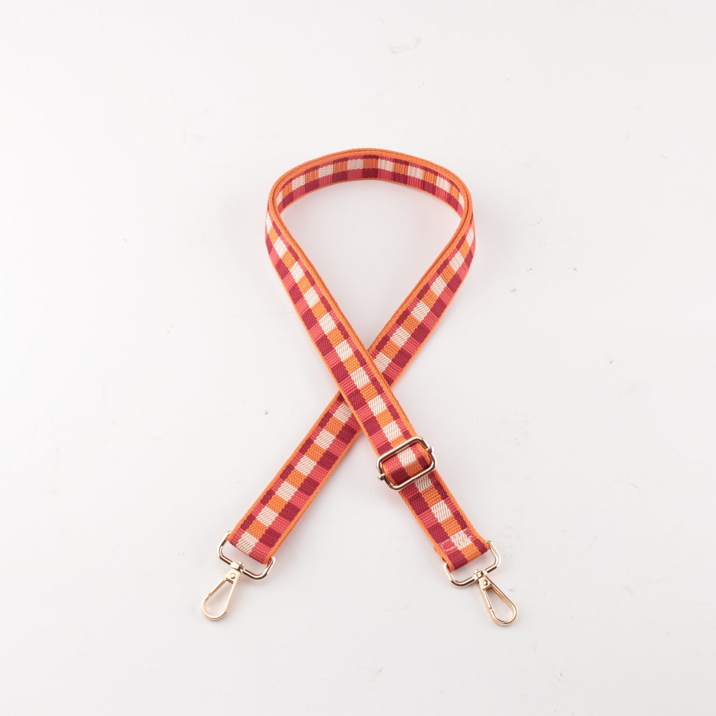 Colorful Plaid Spaghetti Bag Straps