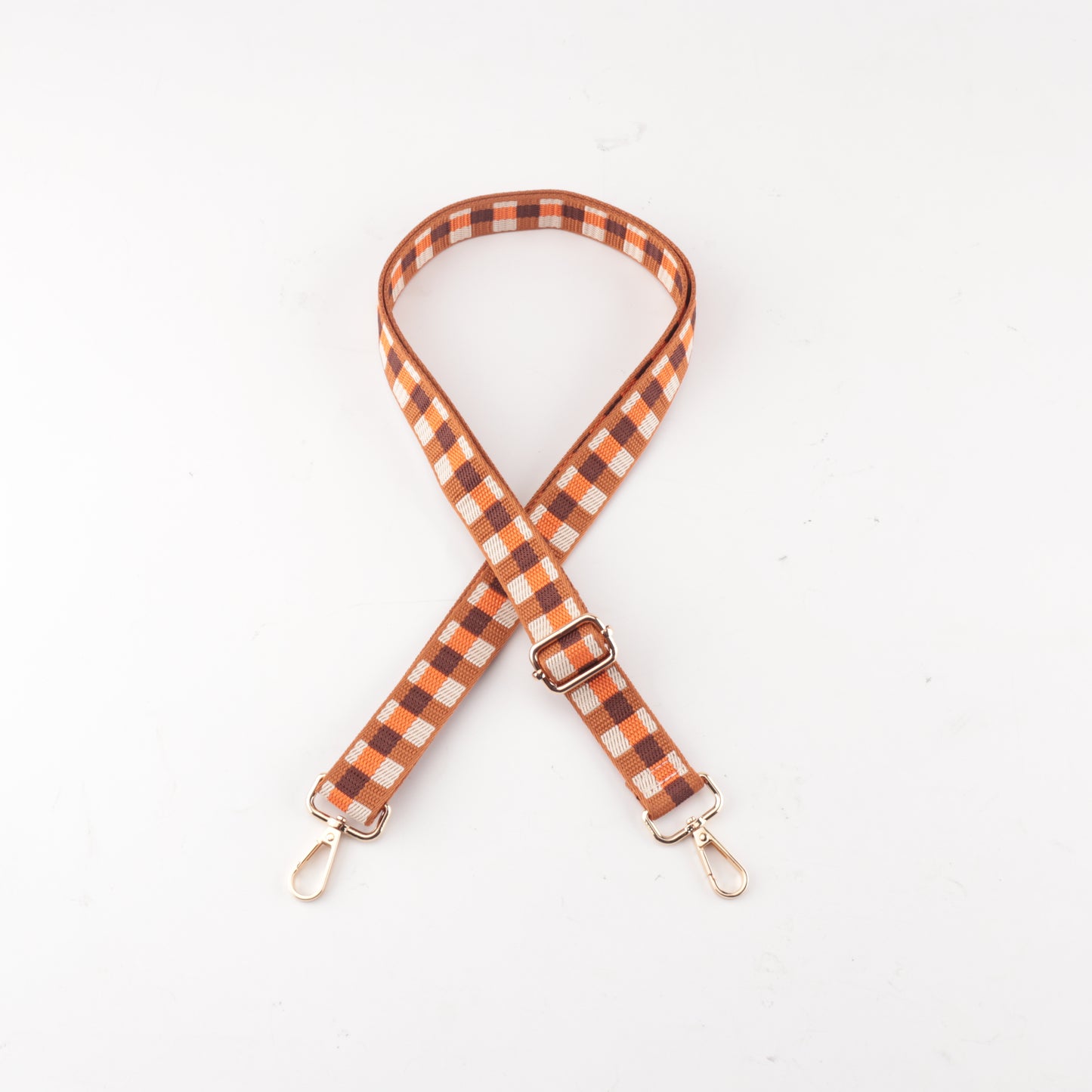 Colorful Plaid Spaghetti Bag Straps