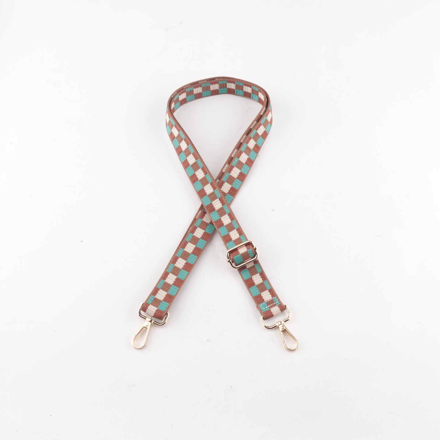 Colorful Plaid Spaghetti Bag Straps