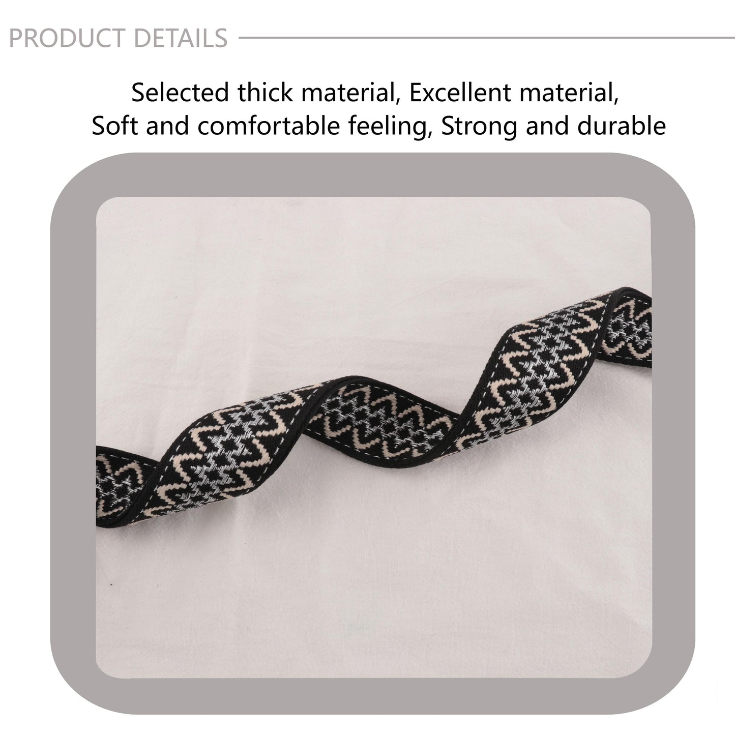 Jacquard Weave Versatile Bag Shoulder Strap