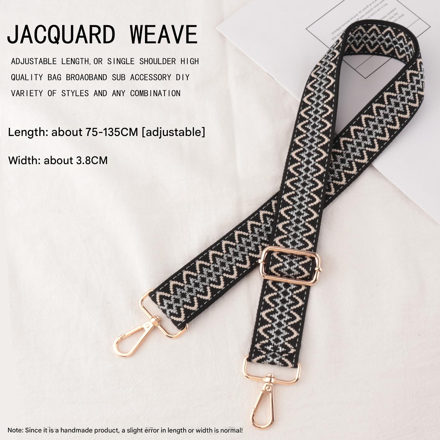 Jacquard Weave Versatile Bag Shoulder Strap