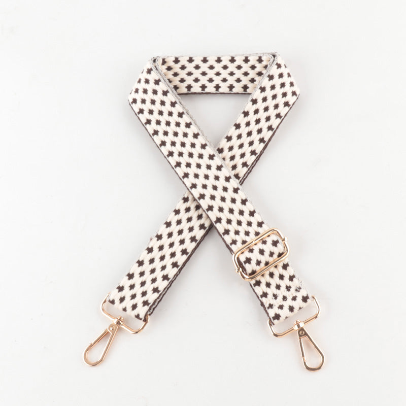 Irregular Polka Dots Pattern Printing Bag Strap