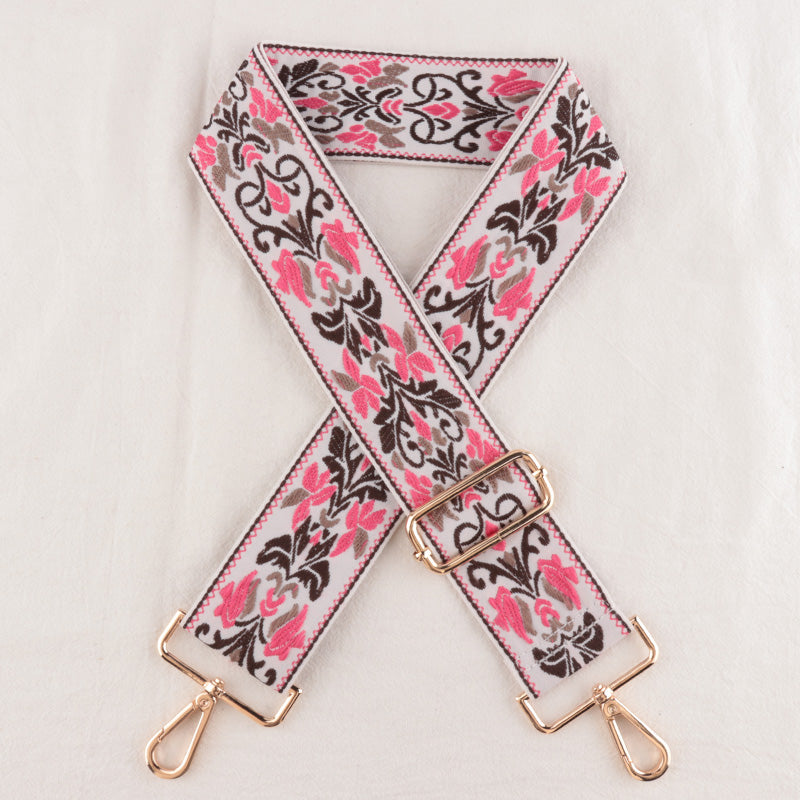 Embroidery Print Bag Shoulder Strap