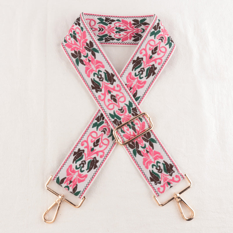 Jacquard Pattern Shoulder Strap