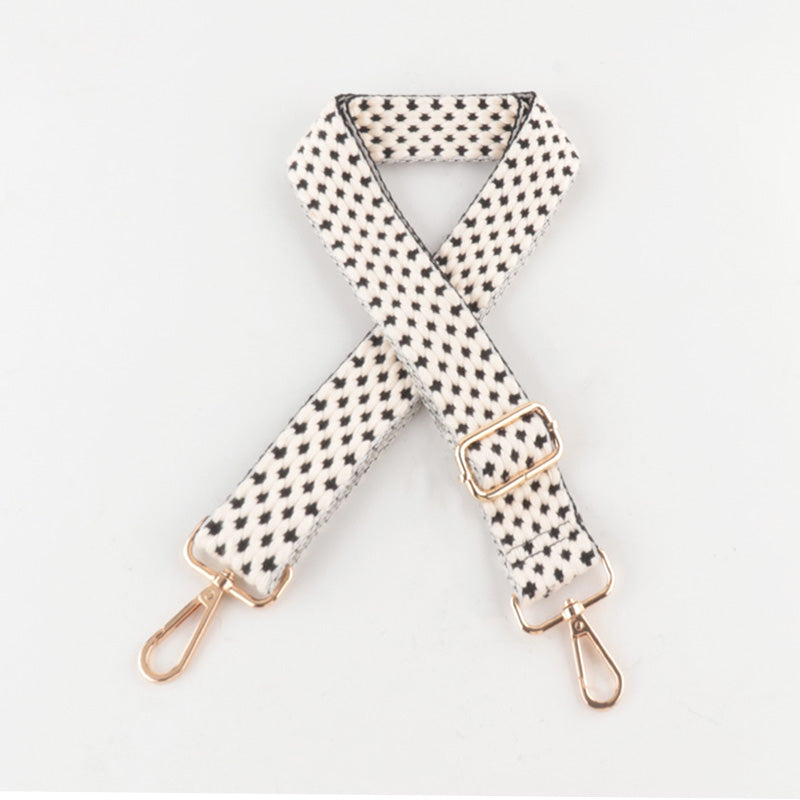Irregular Polka Dots Pattern Printing Bag Strap