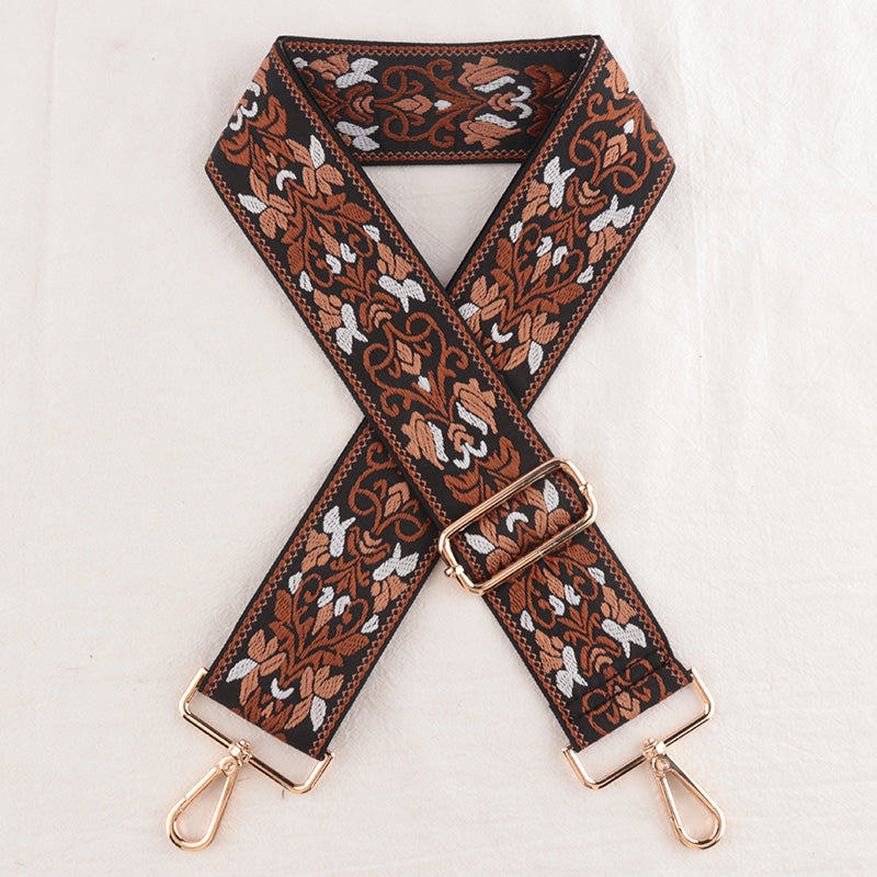 Jacquard Pattern Shoulder Strap